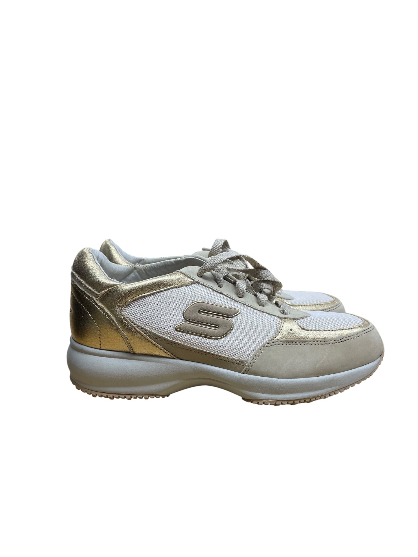 Shoes Athletic By Skechers In Gold, Size:6