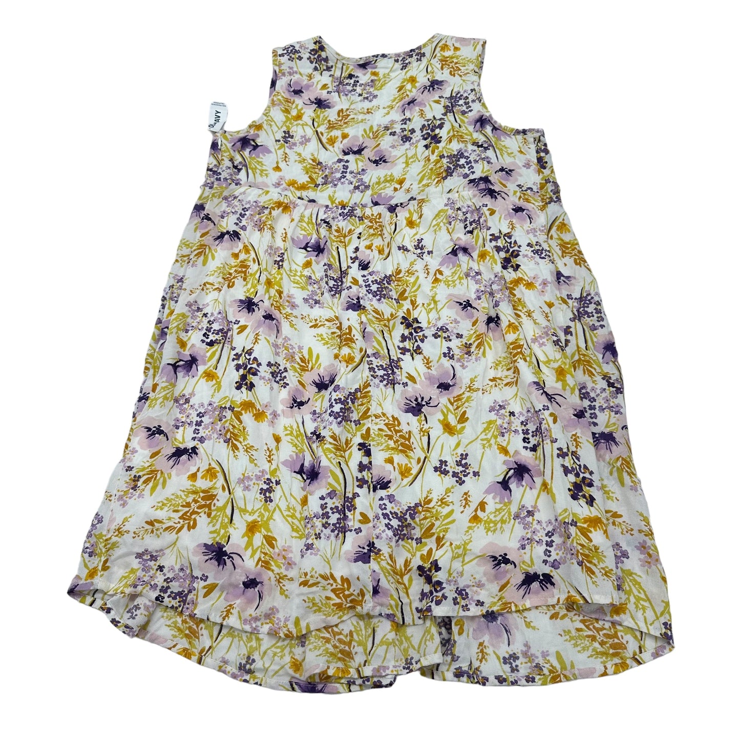 PURPLE & YELLOW OLD NAVY DRESS CASUAL SHORT, Size M