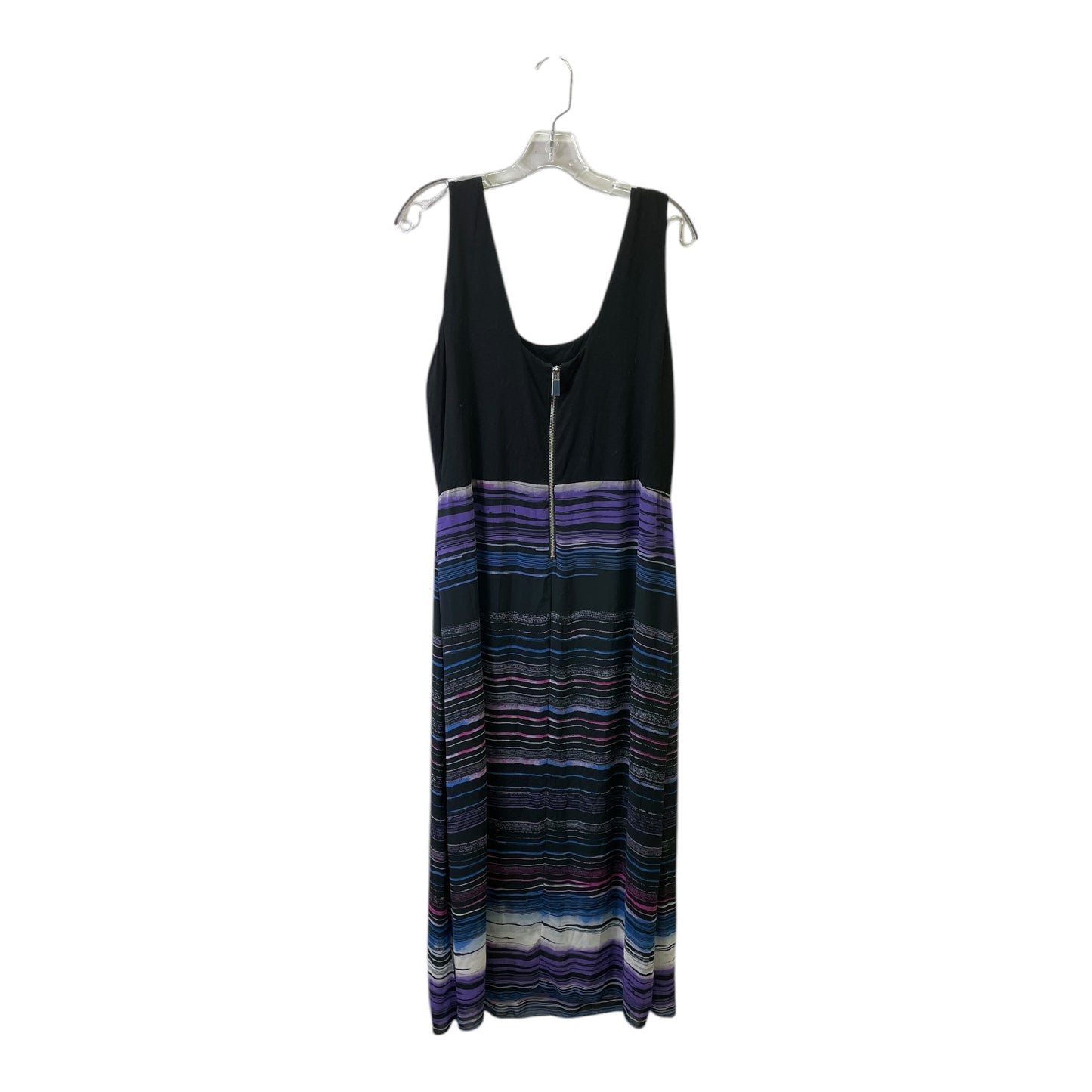 Dress Casual Maxi By Vince Camuto In Black & Brown, Size:1X