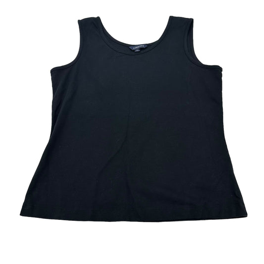 BLACK LANDS END TOP SLEEVELESS, Size M