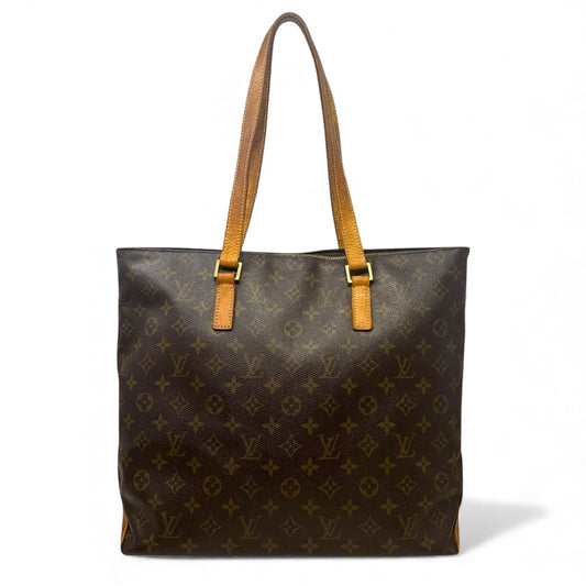 2002 Monogram Canvas Cabas Mezzo Tote Luxury Designer By Louis Vuitton, Size: Large