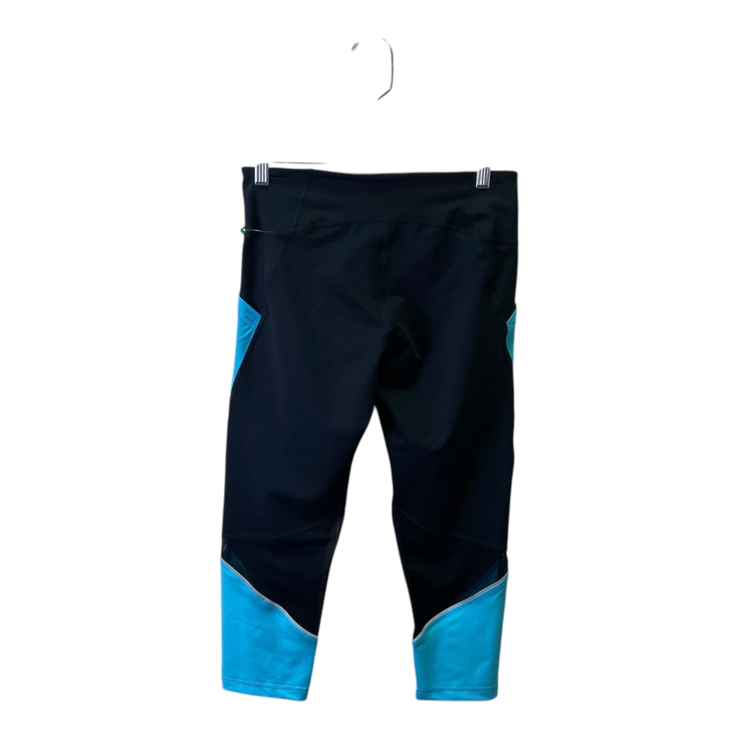 Athletic Leggings Capris By Zella In Black & Blue, Size:S
