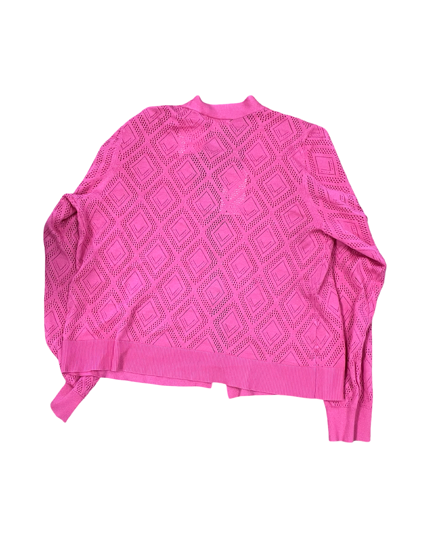 Cardigan By Kathy Ireland In Pink, Size:L