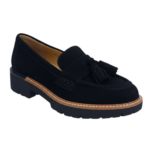 Tassel Loafers Shoes Flats By Earth In Black, Size: 7
