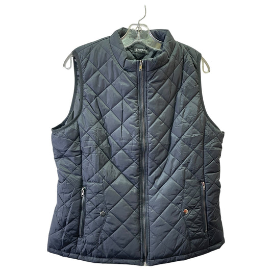 Vest Puffer & Quilted By FUINLOTH In Blue, Size:L