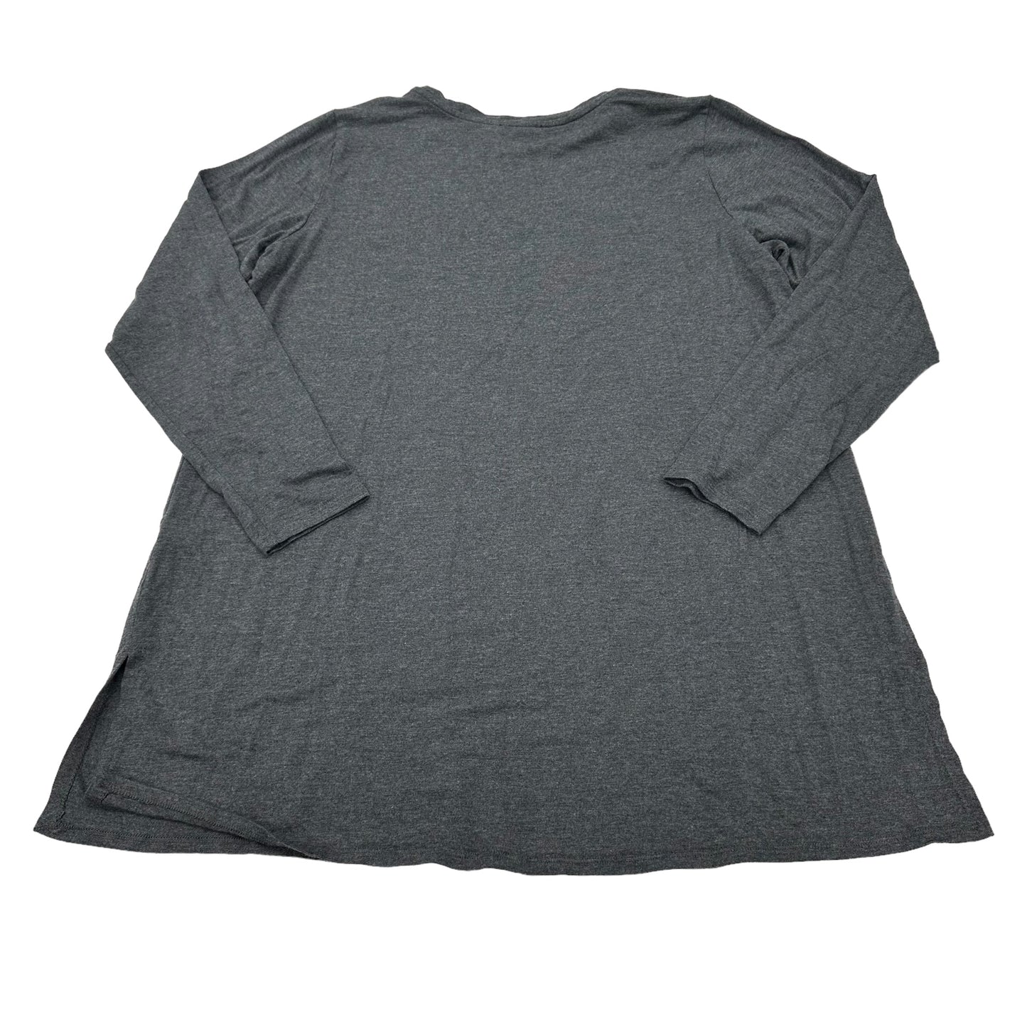 GREY EILEEN FISHER TOP LS, Size L