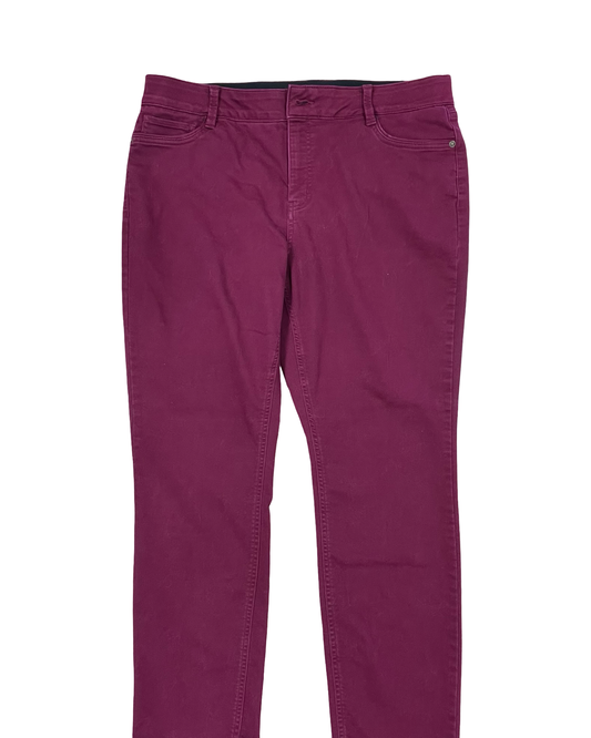 Pants Lounge By Liz Claiborne In Maroon, Size:16
