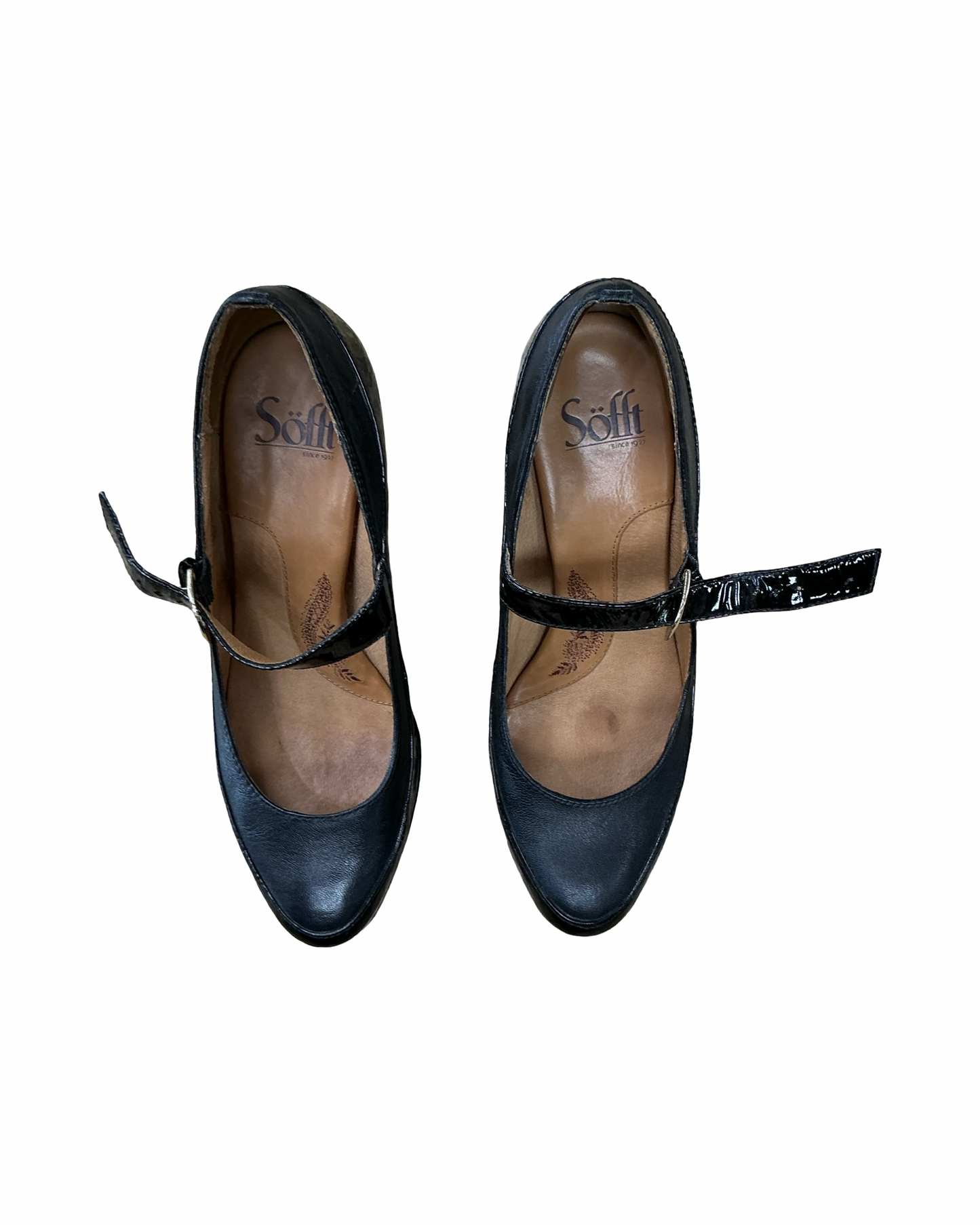 Shoes Heels Kitten By Sofft In Black, Size:8