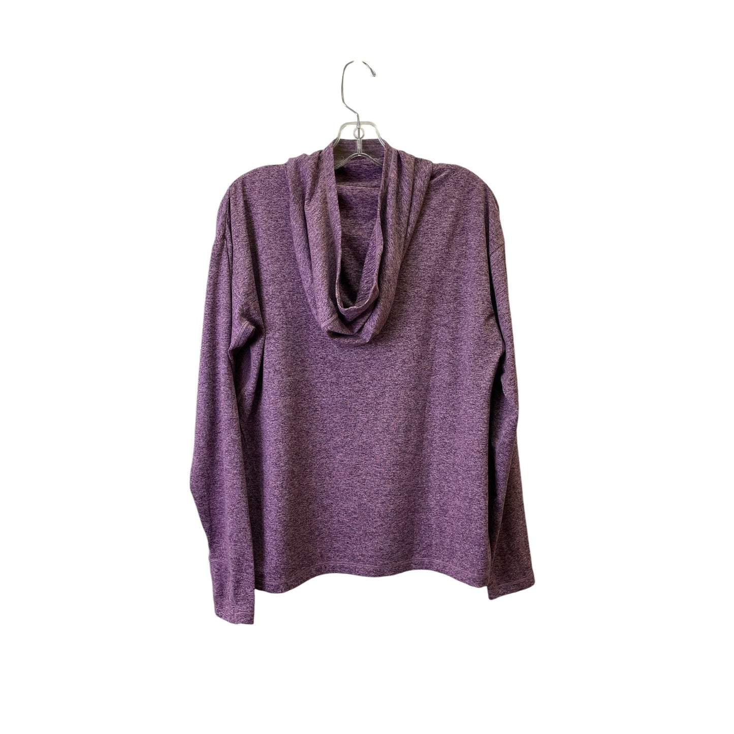 Athletic Top Ls Hoodie By Athleta In Purple, Size:M