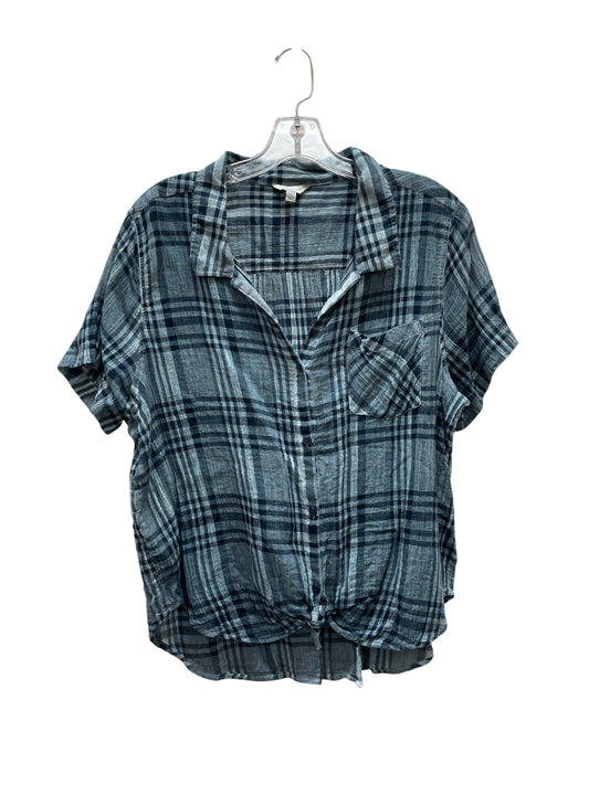 Top Ss By Lucky Brand In Blue, Size:Xl