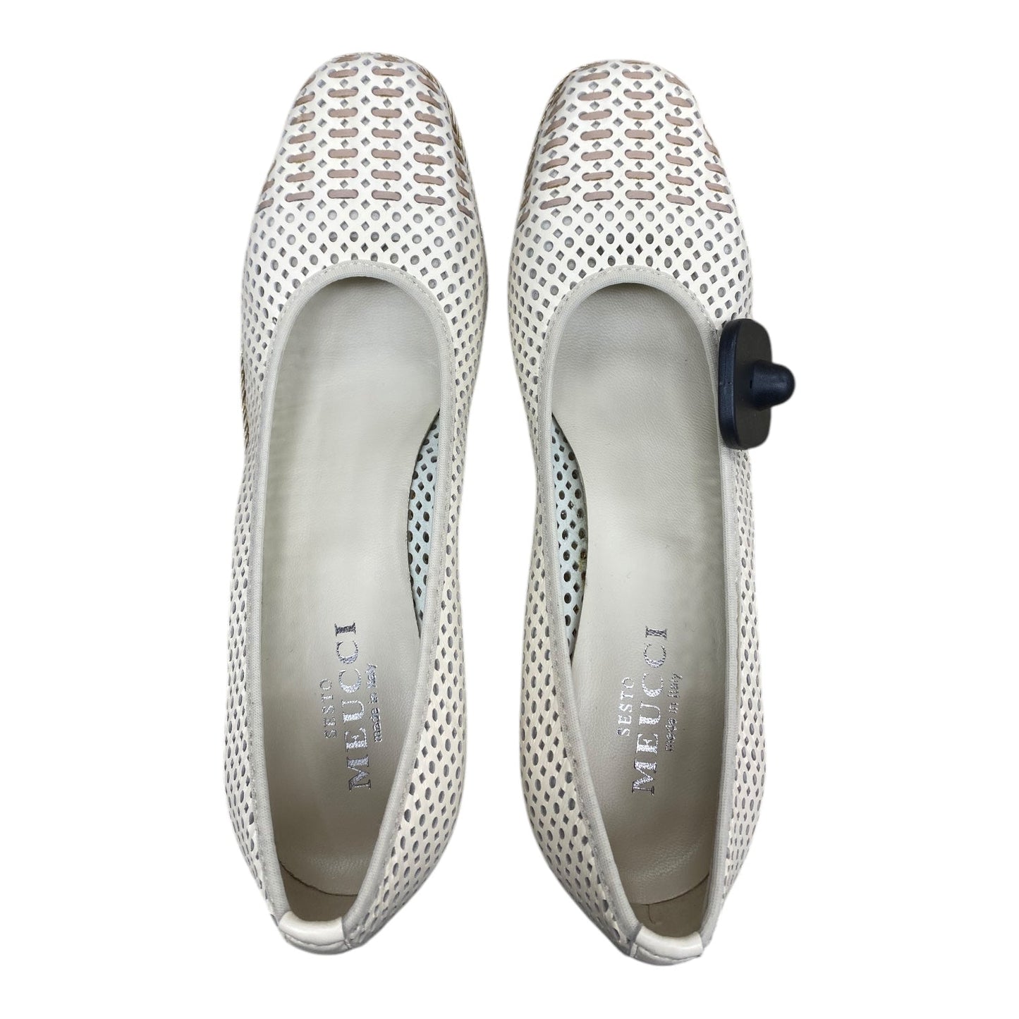 Shoes Flats By Sesto Meucci In Cream, Size:10