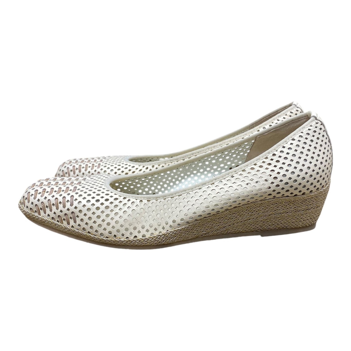 Shoes Flats By Sesto Meucci In Cream, Size:10