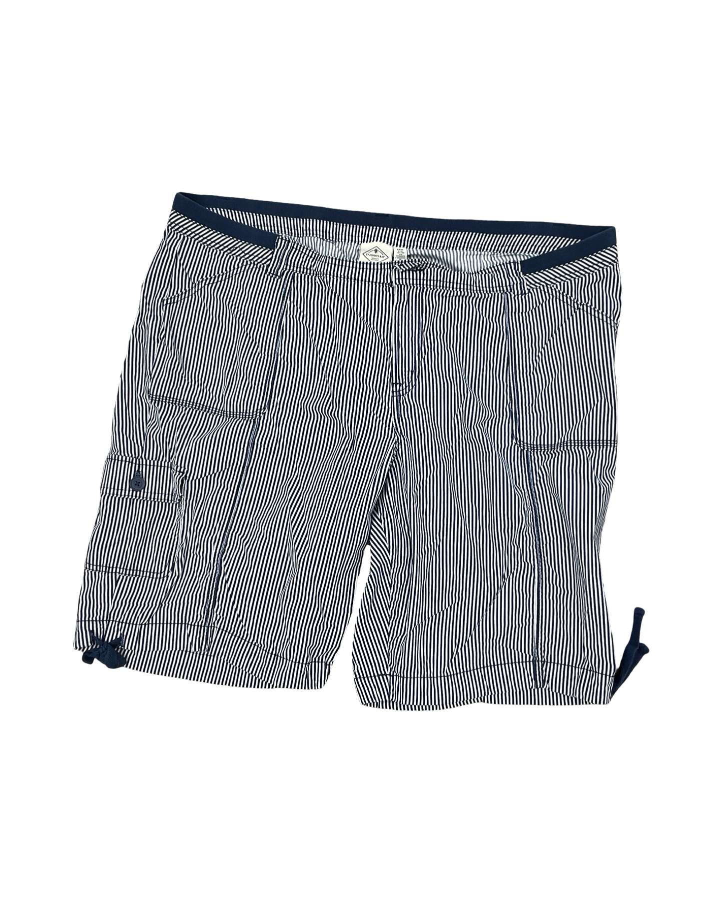 Shorts By St Johns Bay In Blue & White, Size:24