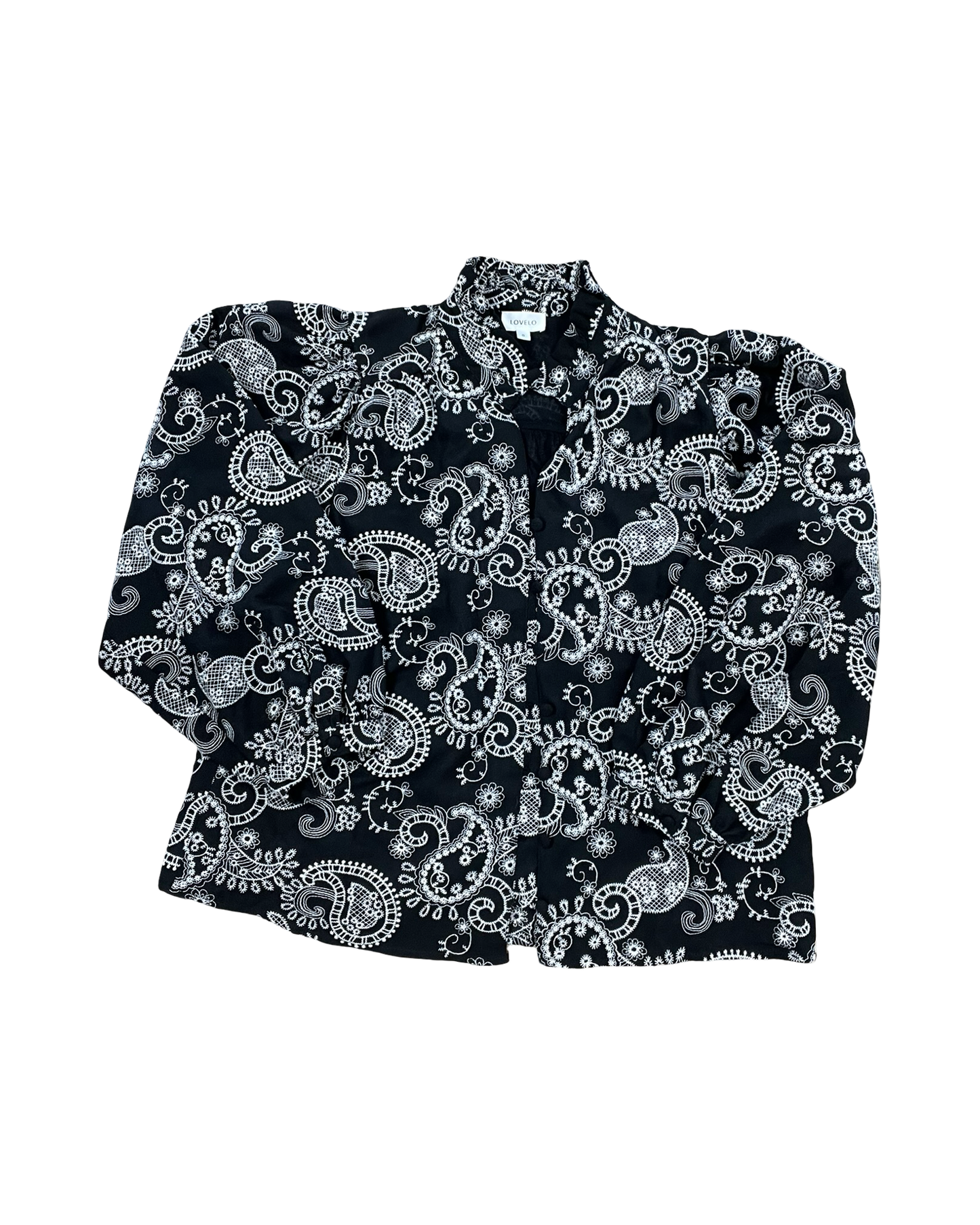 Blazer By Clothes Mentor In Black & White, Size:S