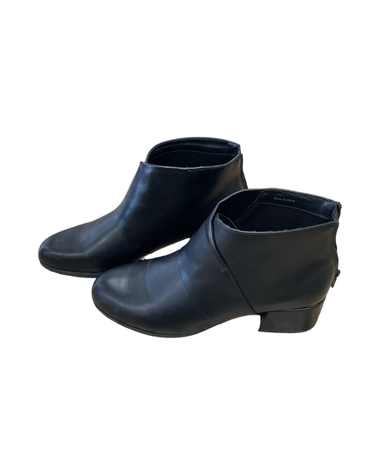 Boots Ankle Heels By Maurices In Black, Size:9
