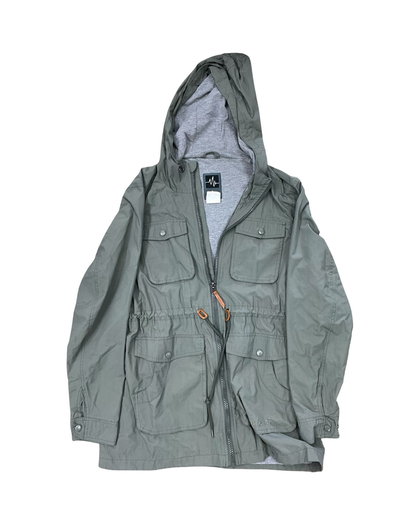 Jacket Windbreaker By Pulse In Green, Size:L