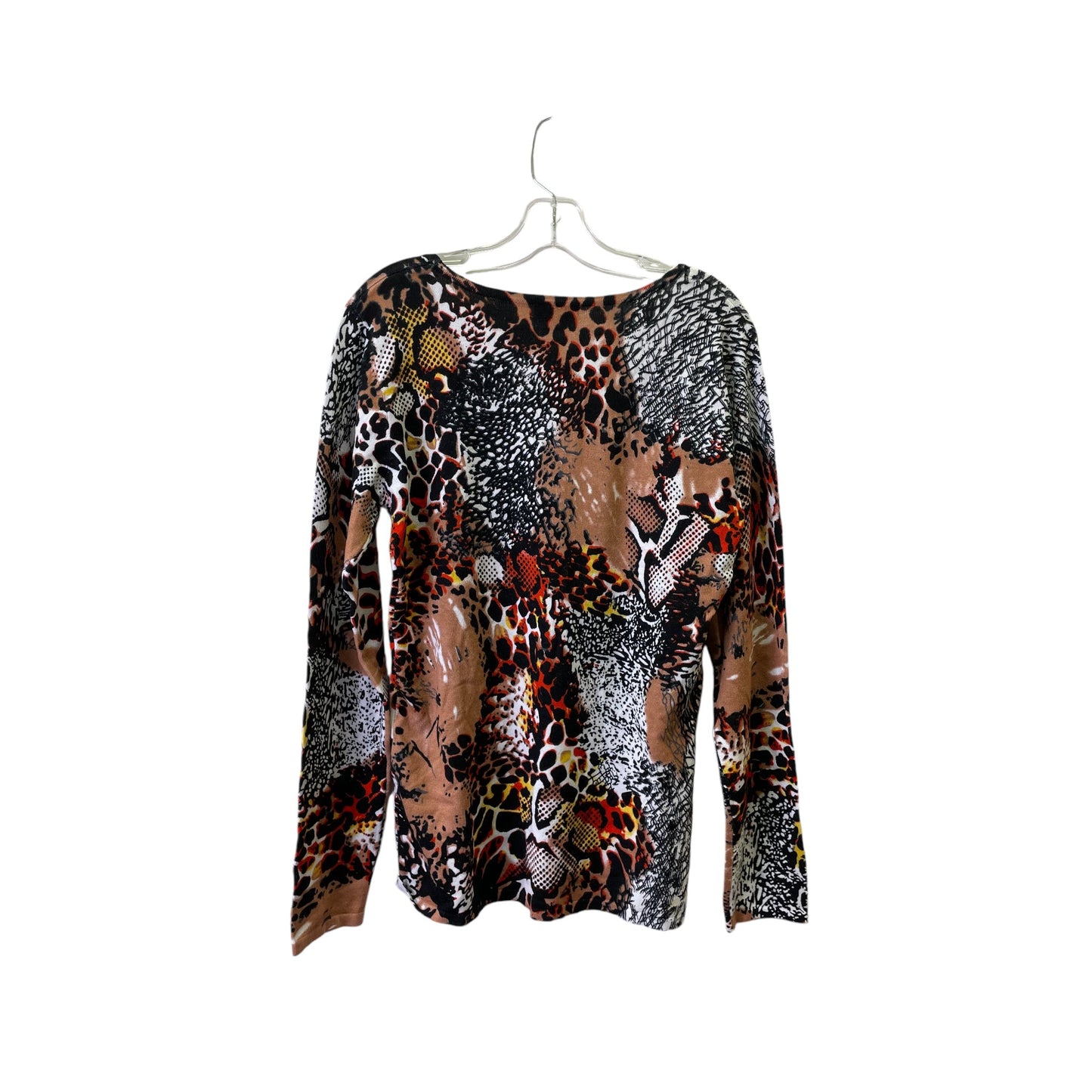 Sweater By Venus In Animal Print, Size:Xl