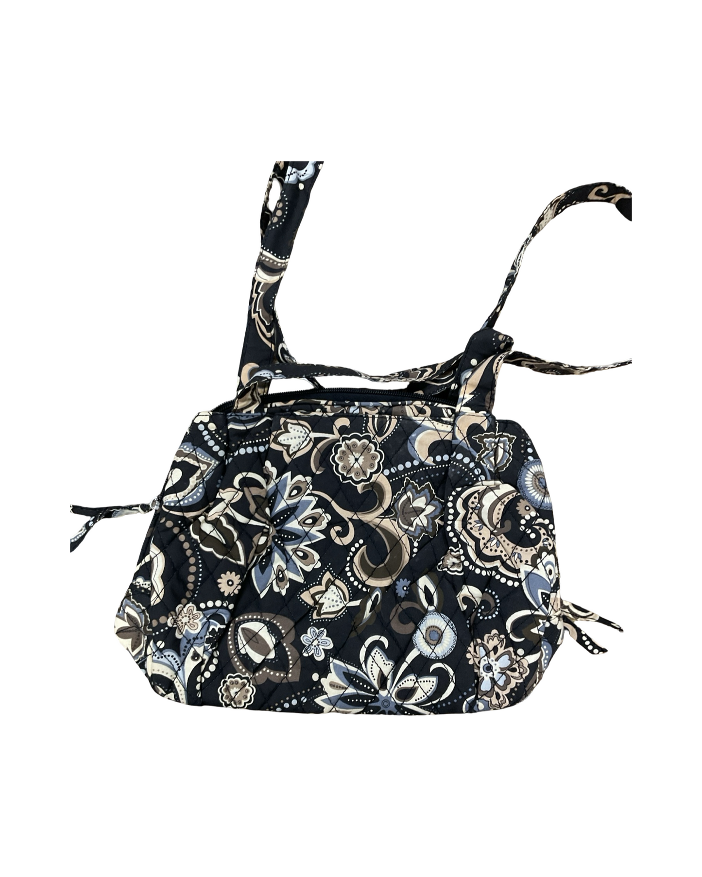 Handbag By Clothes Mentor In Black & Brown, Size:Medium