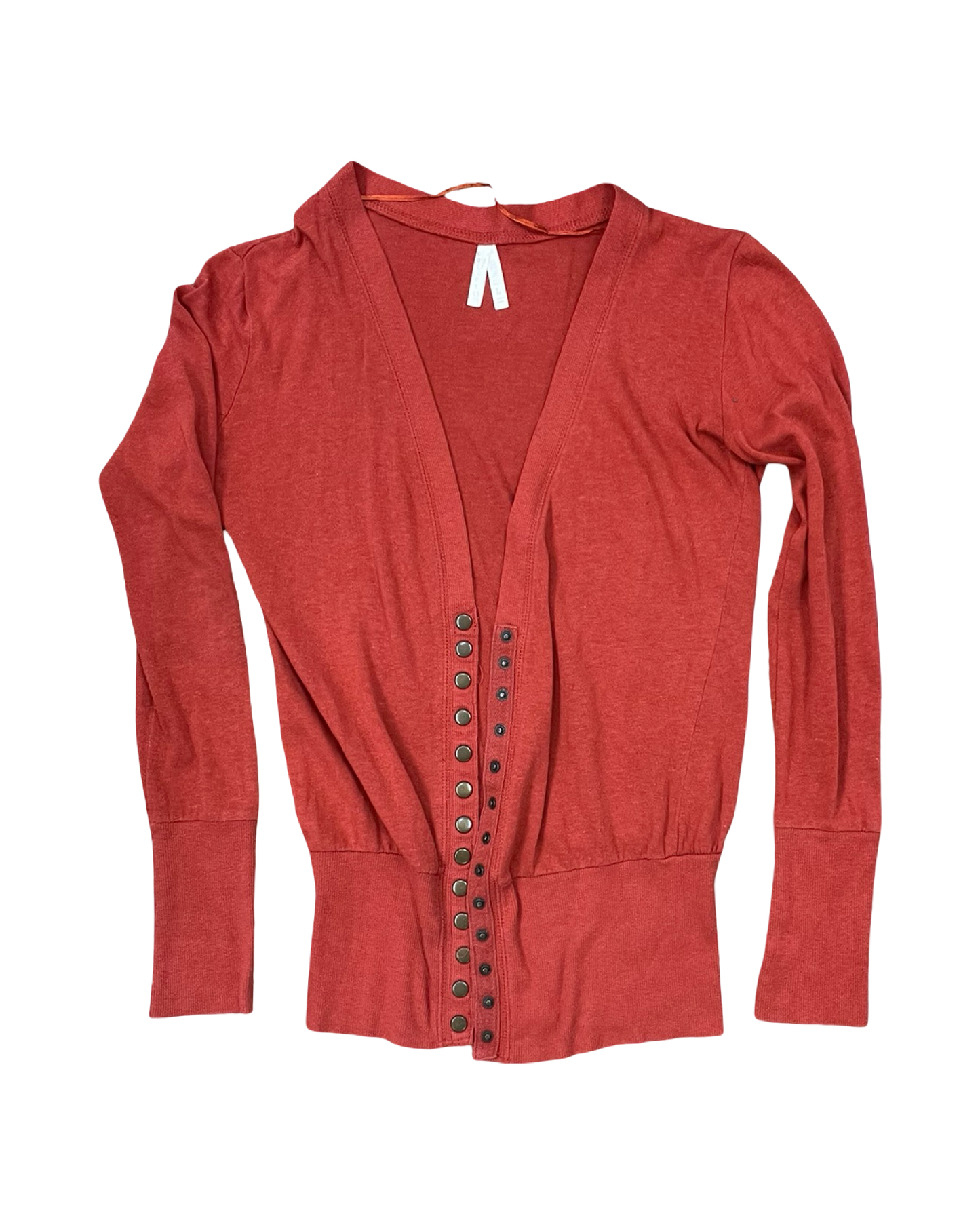 Cardigan By Clothes Mentor In Orange, Size:L