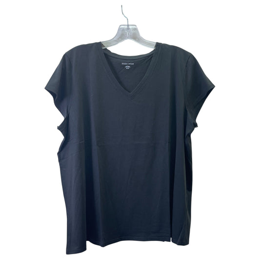 Top Ss Basic By Eileen Fisher In Black, Size:Xl