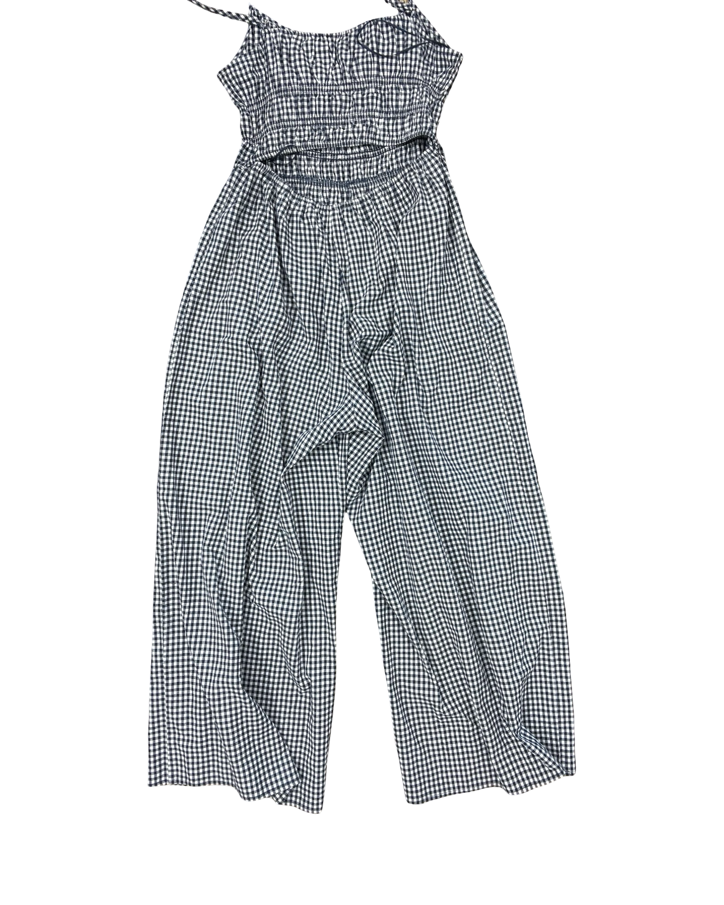 Jumpsuit By Clothes Mentor In Blue & Tan, Size:M