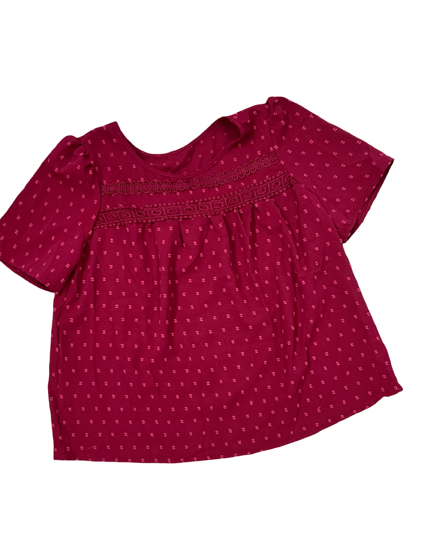 Top Ss By Clothes Mentor In Red, Size:L