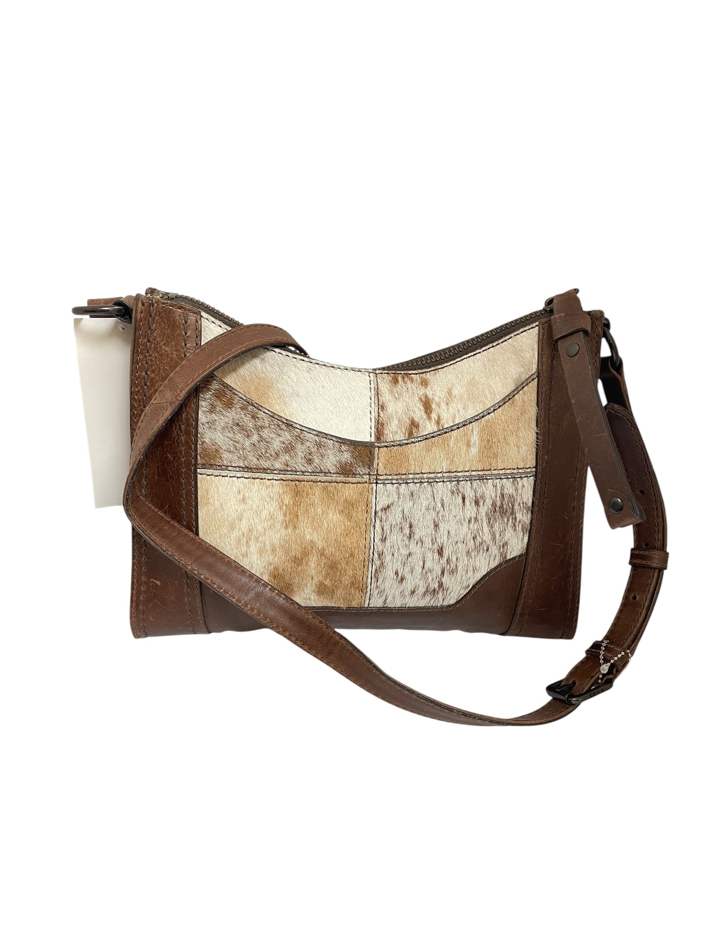 Crossbody Designer By Frye In Animal Print, Size:Medium
