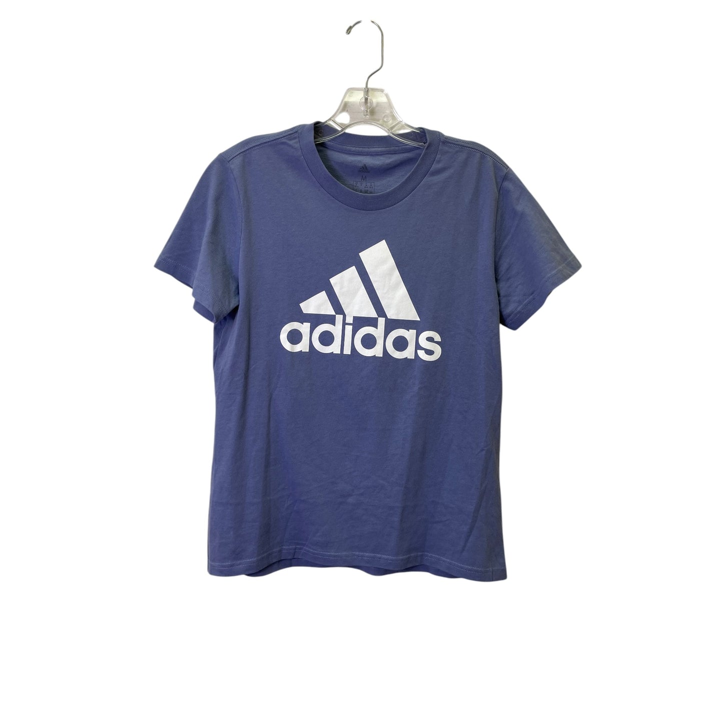 Athletic Top Ss By Adidas In Purple, Size:M