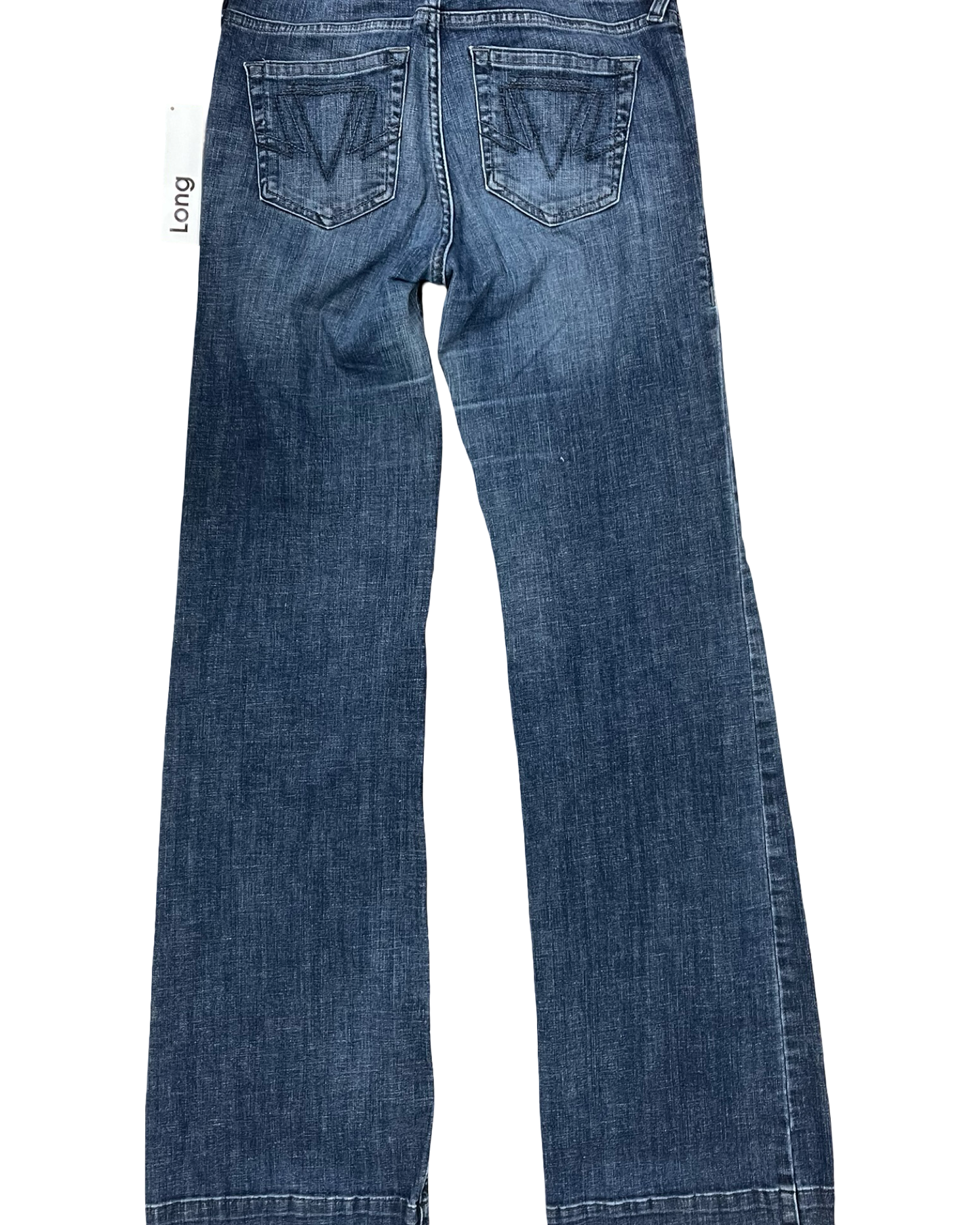 Jeans Boot Cut By Ariat In Blue Denim, Size:8L
