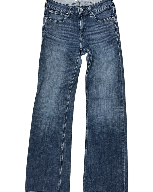 Jeans Boot Cut By Ariat In Blue Denim, Size:8L
