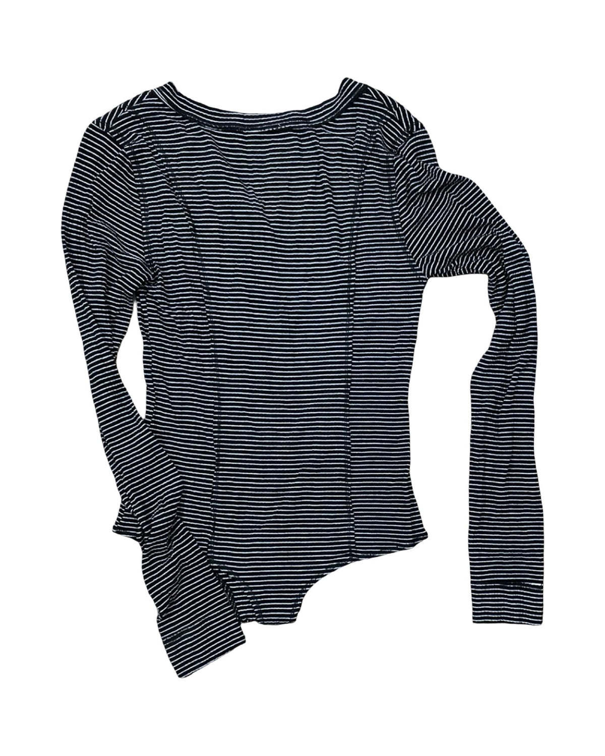 Bodysuit By Hem & Thread In Black & White, Size:S