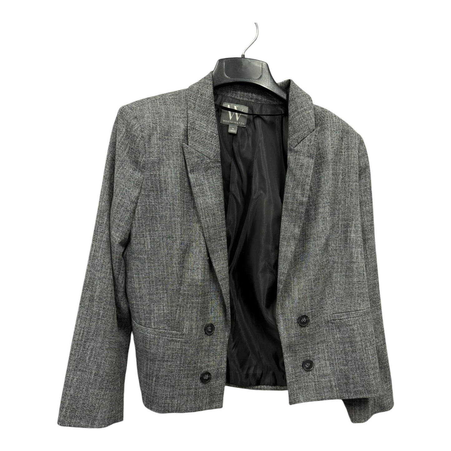 Blazer By Worthington In Grey, Size:L