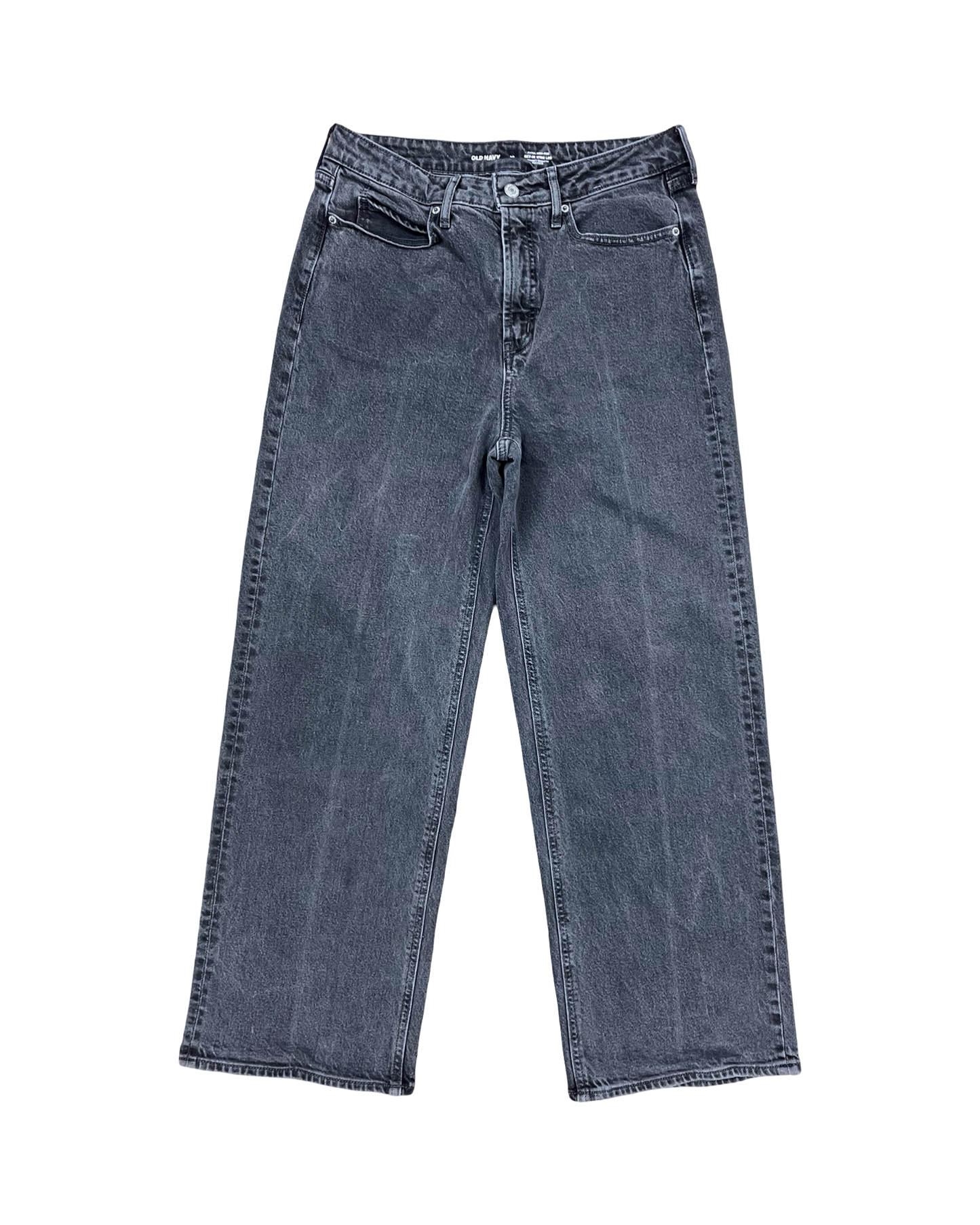 Jeans Wide Leg By Old Navy In Black, Size:10