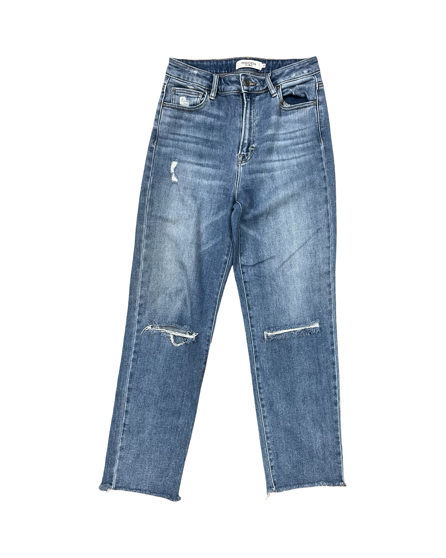 Jeans Straight By Hidden In Blue Denim, Size:4