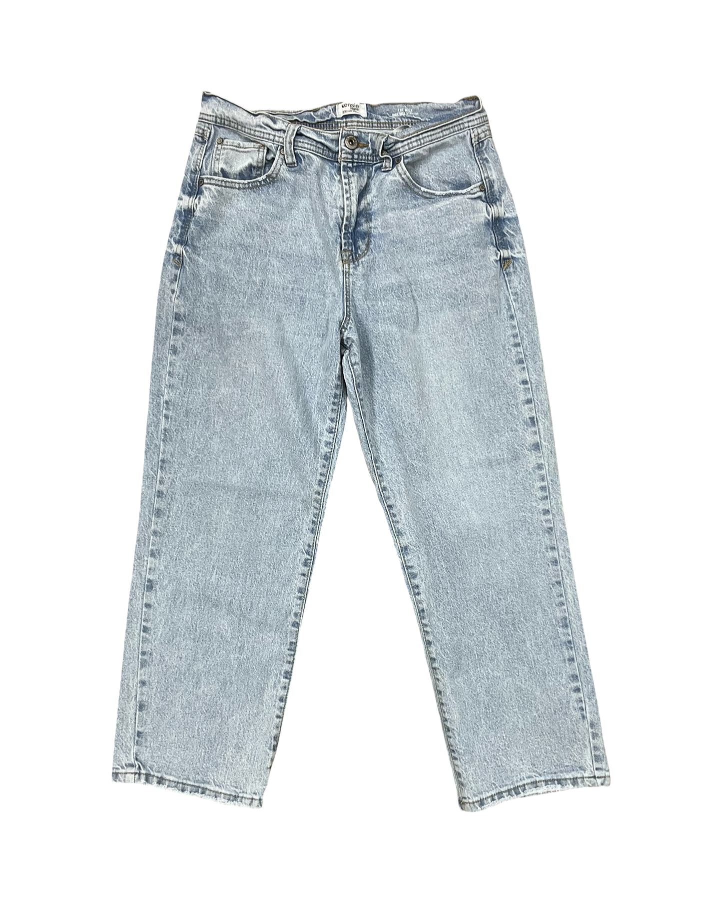 Jeans Cropped By Kensie In Blue Denim, Size:6