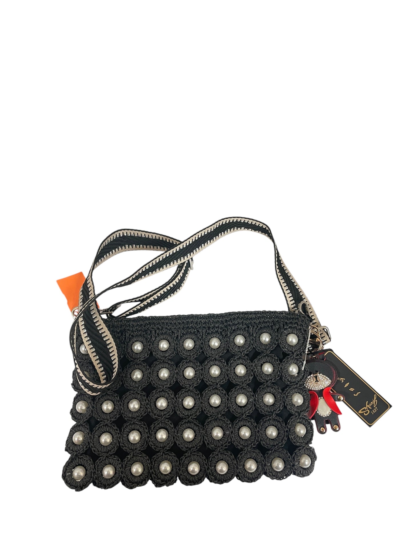 Crossbody By Sharif In Black & White, Size:Small