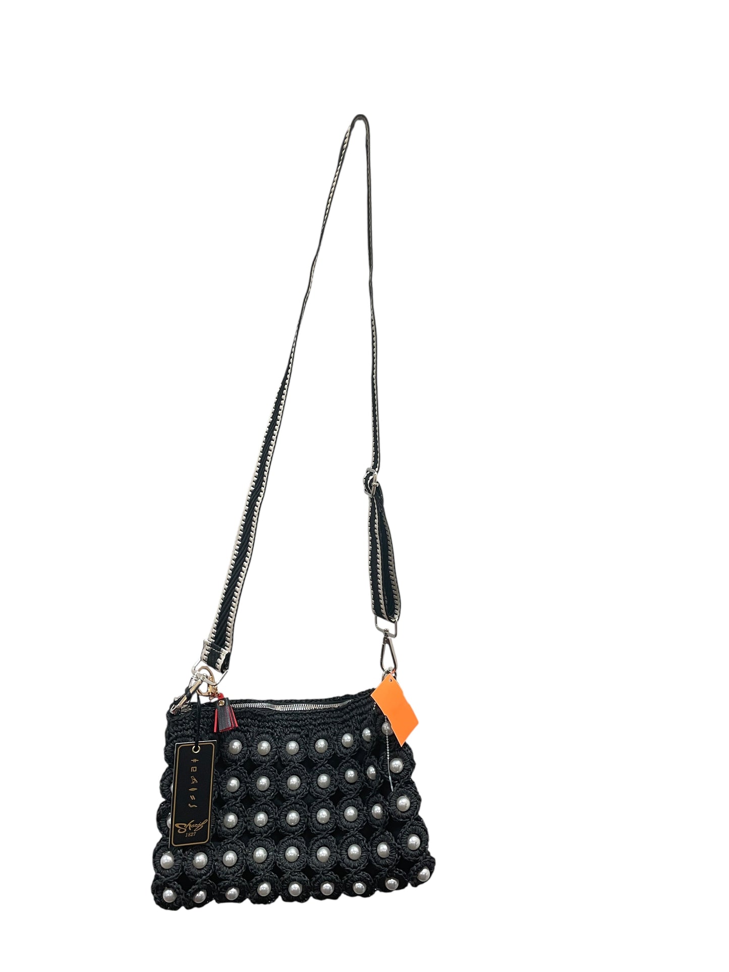 Crossbody By Sharif In Black & White, Size:Small