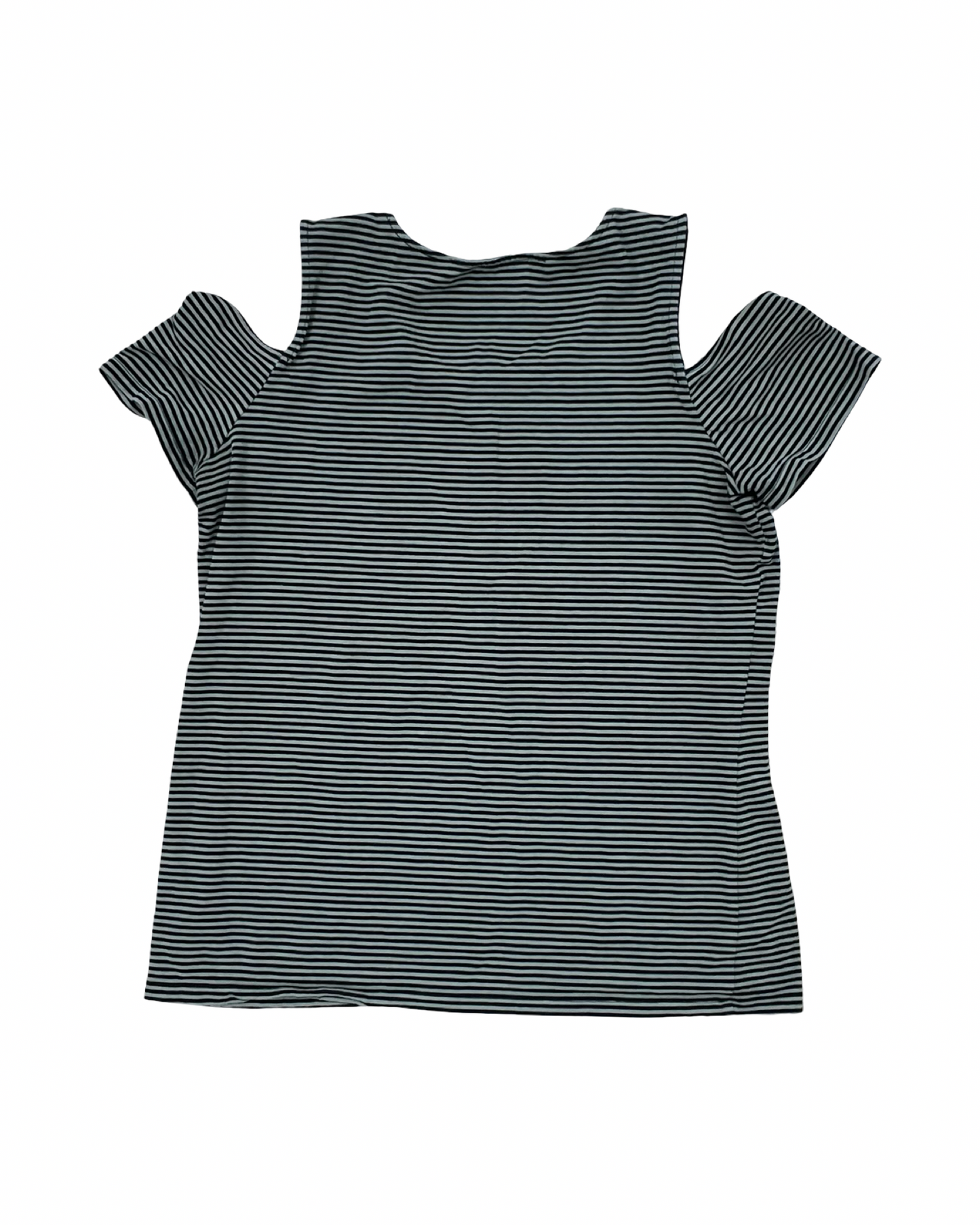 Top Ss By Michael By Michael Kors In Black & Green, Size:M