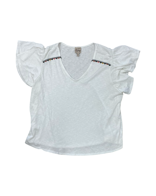 Top Ss By Como Vintage In White, Size:L