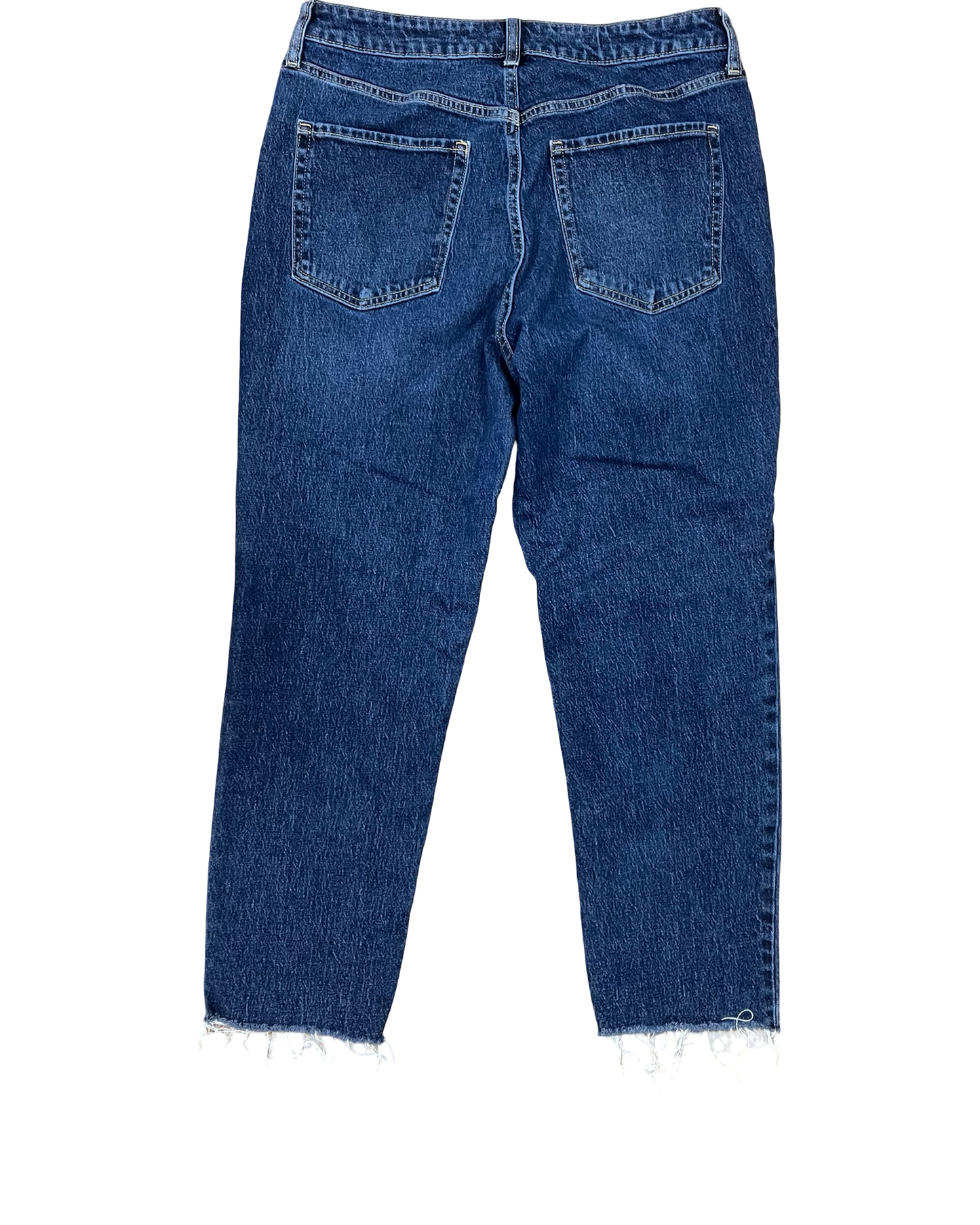 Jeans Straight By Old Navy In Blue Denim, Size:12