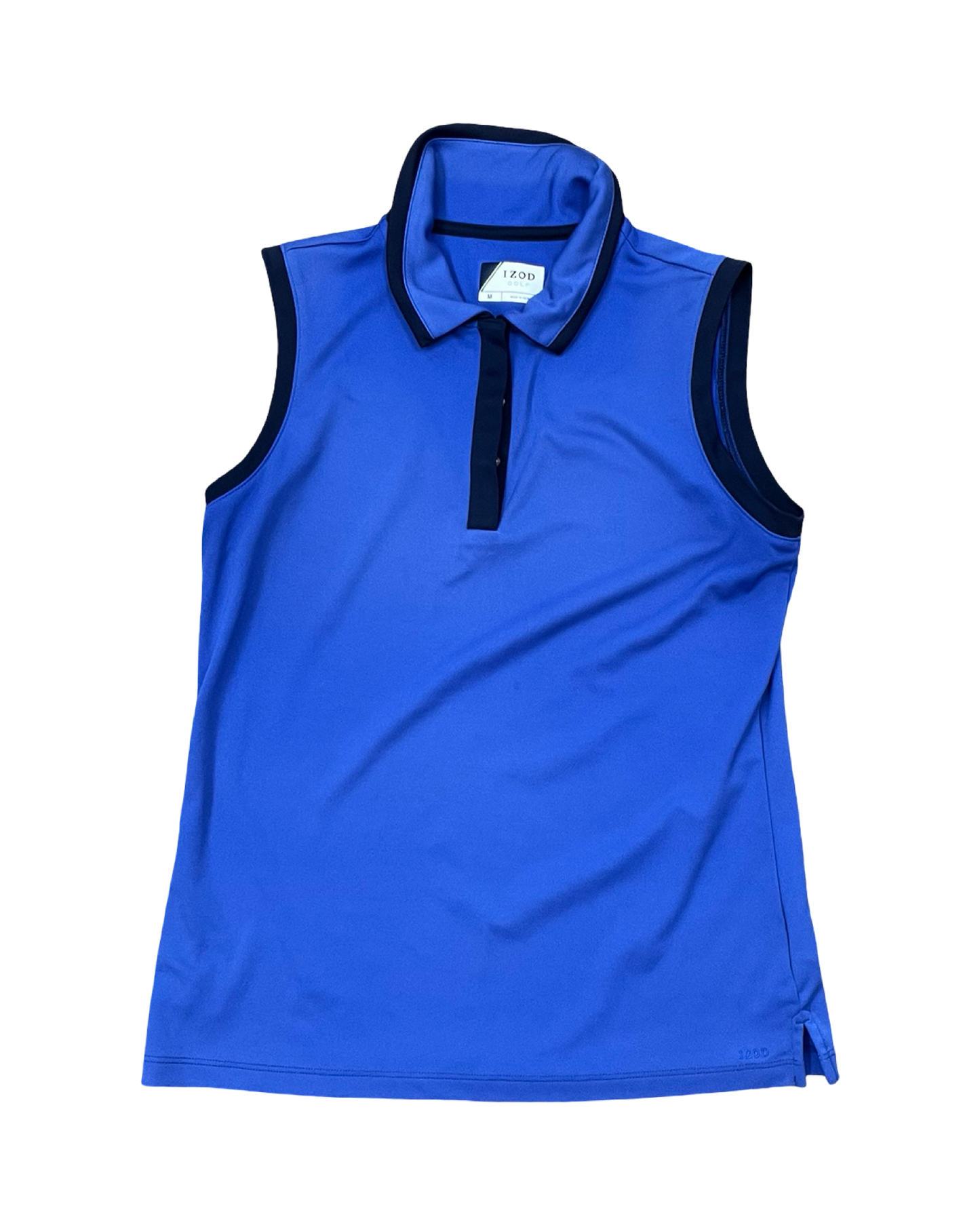 Athletic Top Ss By Izod In Blue, Size:M