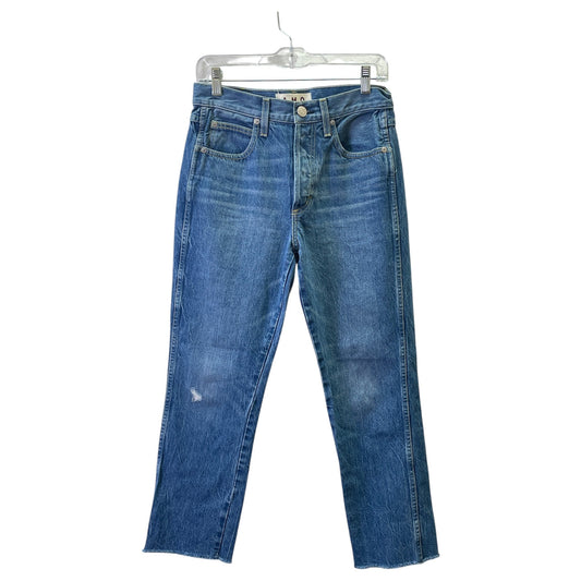 Jeans Straight By Amo In Blue Denim, Size:2