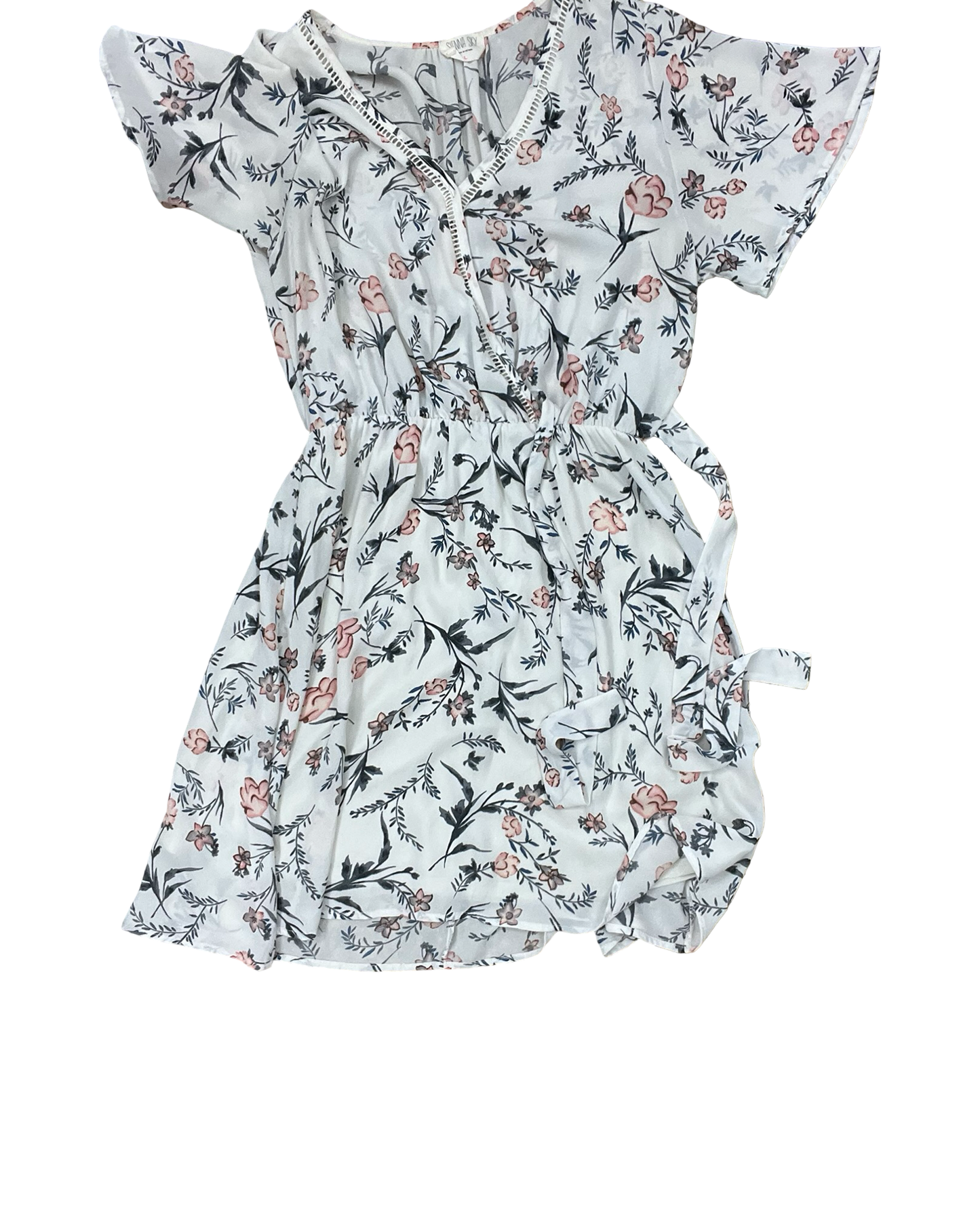 Dress Casual Short By Sienna Sky In Floral Print, Size:L