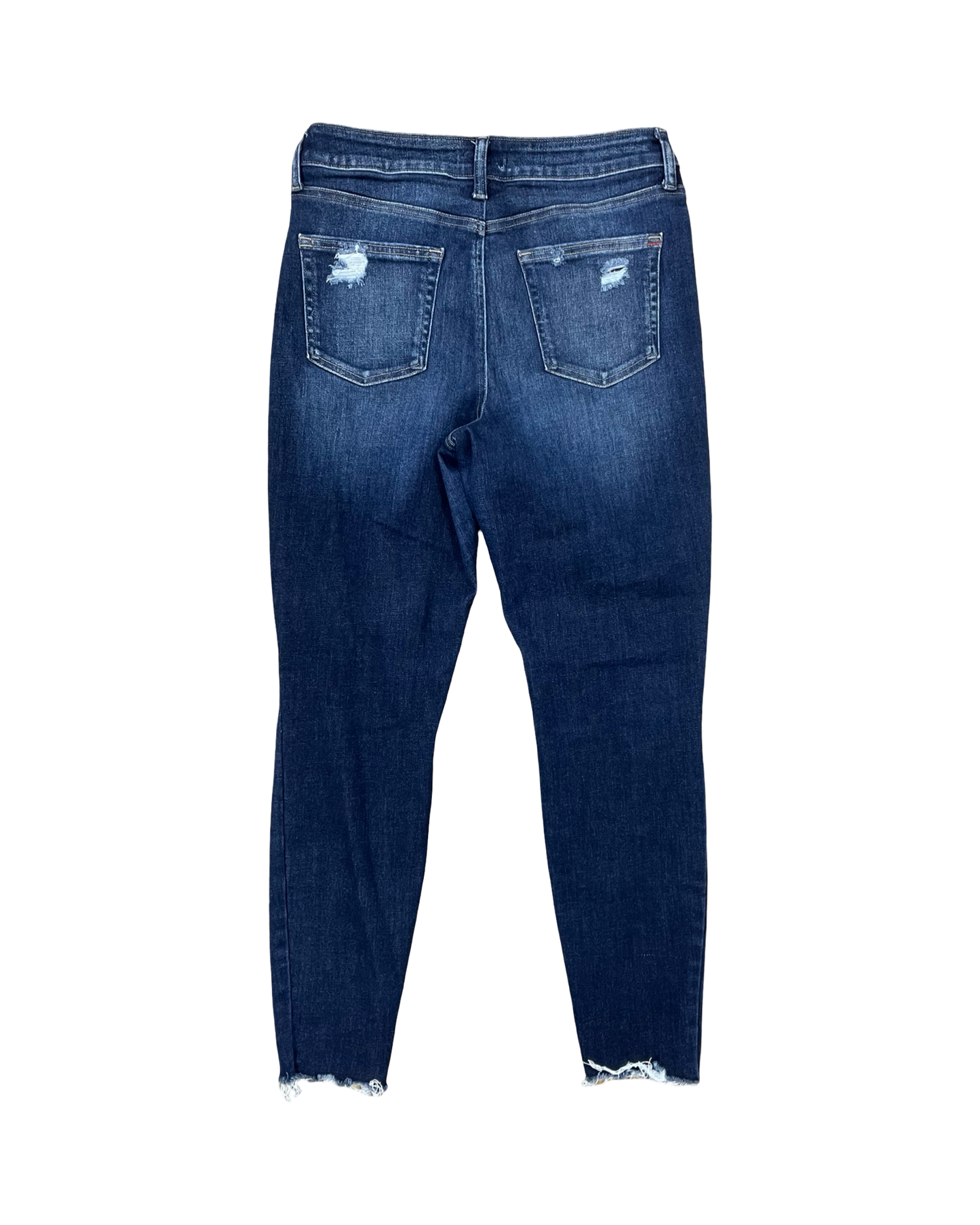 Jeans Skinny By Edgely In Blue Denim, Size:12