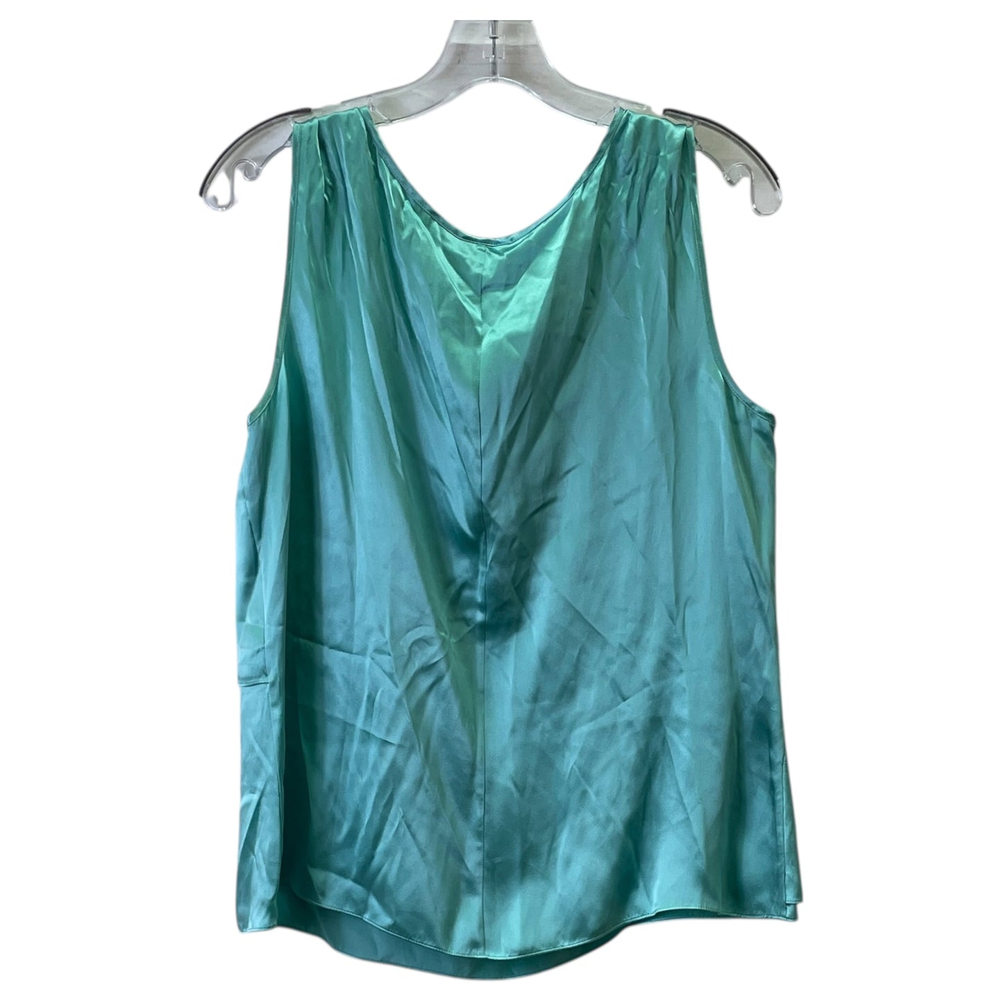 Top Sleeveless By Talbots In Aqua, Size:L