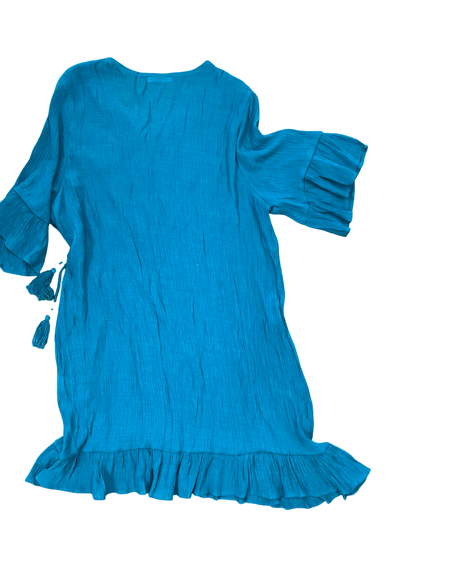 Swimwear Cover-Up By Clothes Mentor In Blue, Size:M