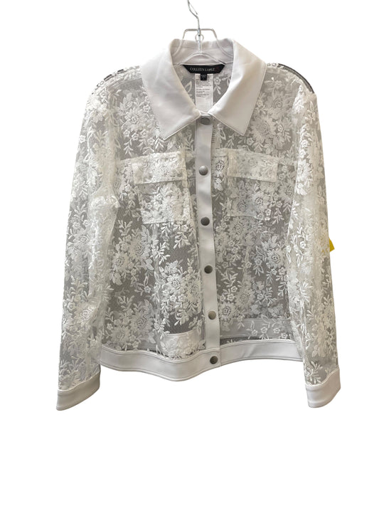 Jacket Other By Colleen Lopez In White, Size:L