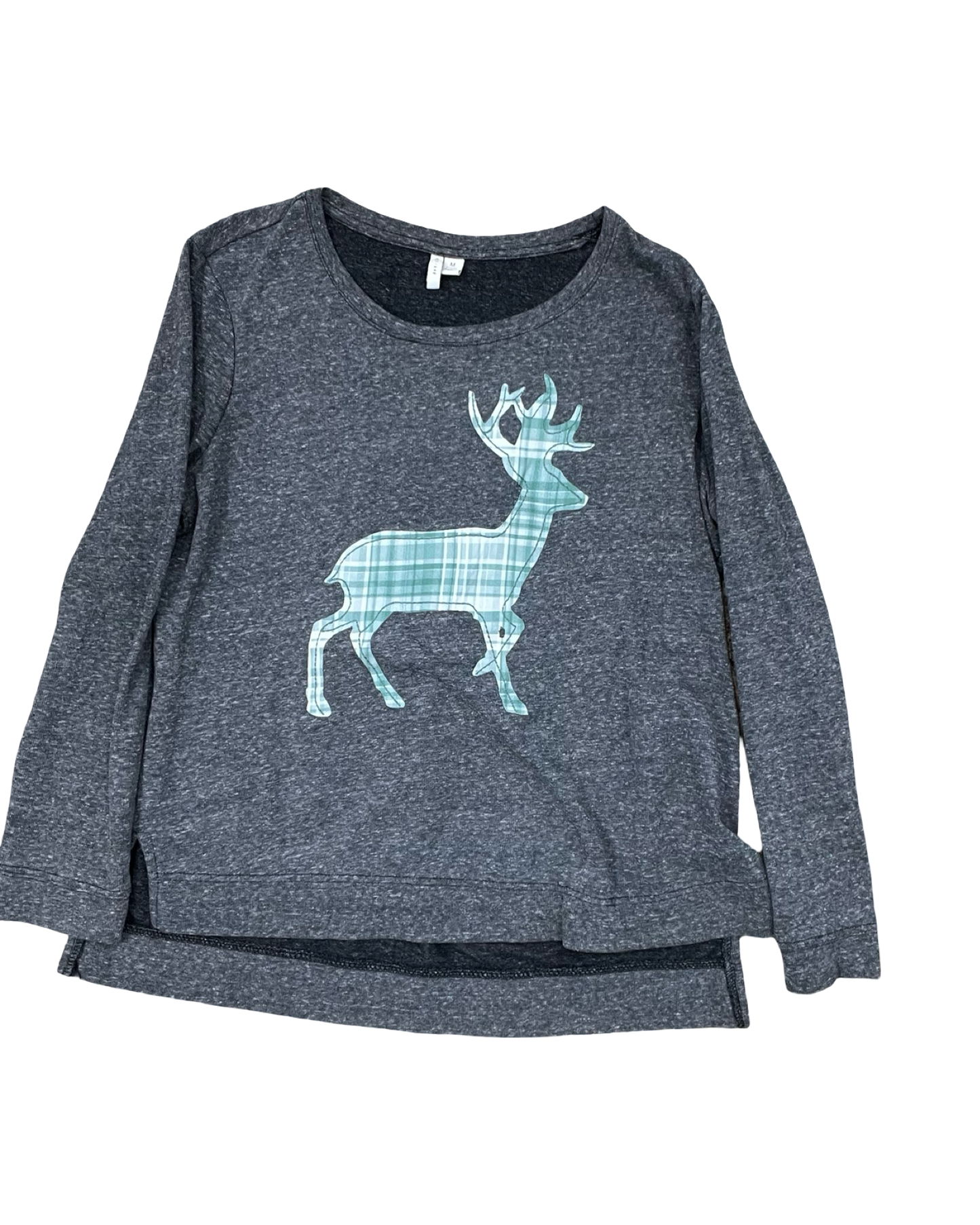 Top Ls By Clothes Mentor In Grey, Size:M
