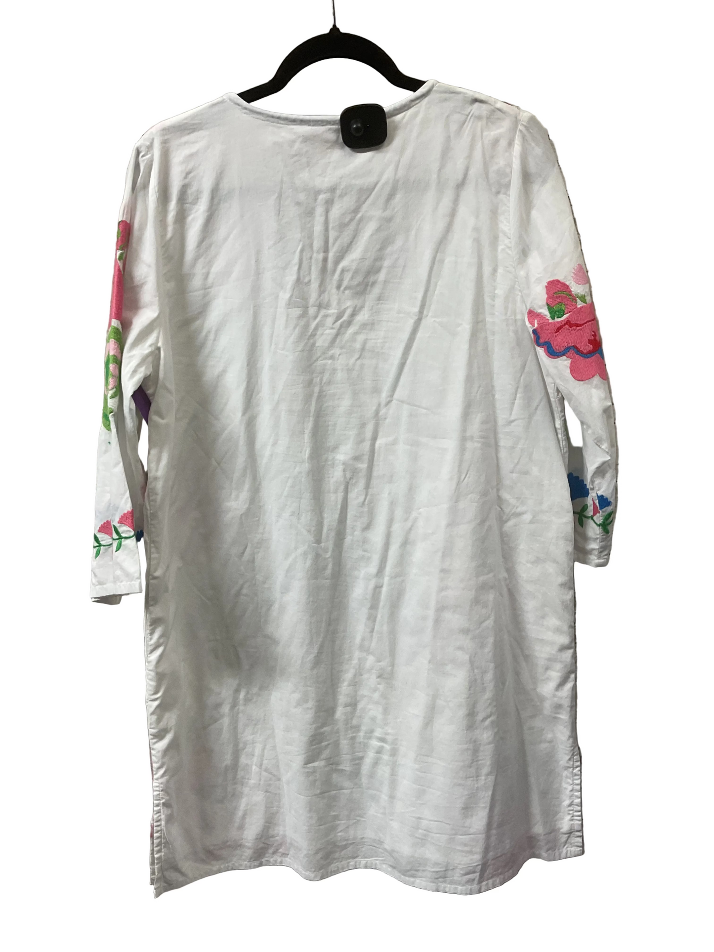 Dress Casual Short By Cma In Green & Pink, Size:M