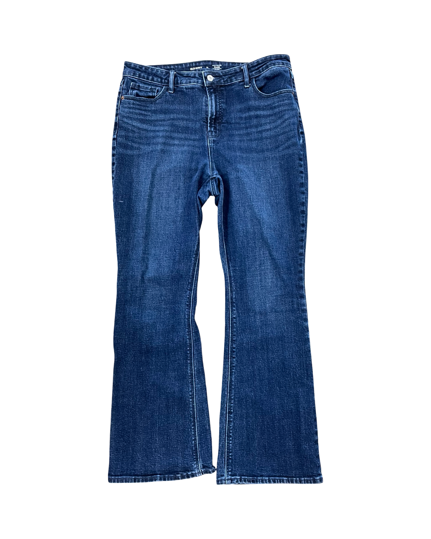 Jeans Flared By Old Navy In Blue Denim, Size:10